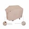Modern Leisure Chalet 65 in. Grill Cover, 65 in. L x 25 in. W x 44.5 in. H, Beige 2938 - alternate 3